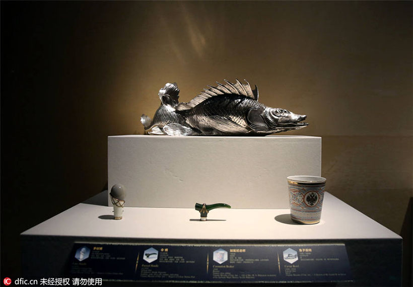 Tesouros de Fabergé s?o exibidos em Beijing