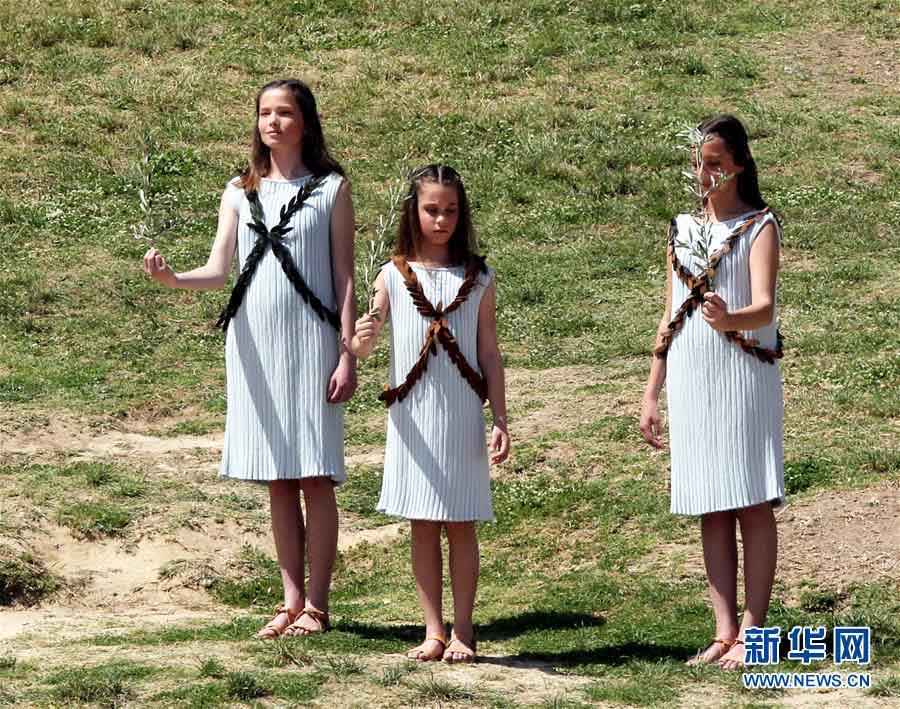 Realizado ensaio de cerim?nia do acender da chama olímpica