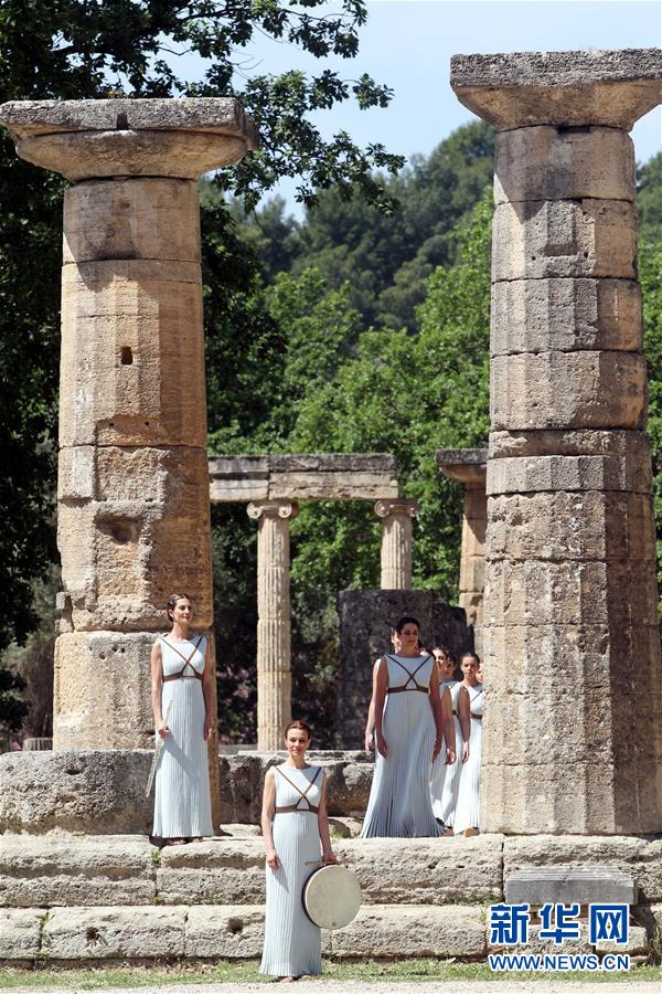 Realizado ensaio de cerim?nia do acender da chama olímpica
