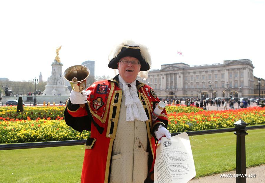 90o aniversário da rainha britanica Elizabeth II celebrado em Londres