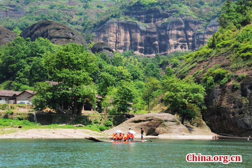 Paisagem da Montanha Longhu em Jiangxi