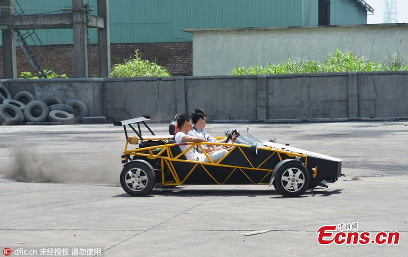 Veículo “artesanal” construído por mecanico chinês atinge os 145 km/h
