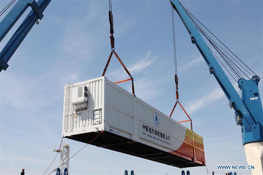 Foguete Longa Marcha-7 chega à base de lan?amentos