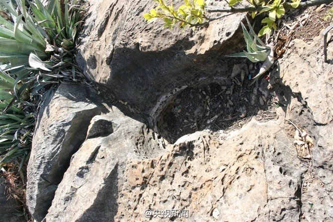 Aldeia antiga com casas construidas por fósseis de 375 milh?es de anos