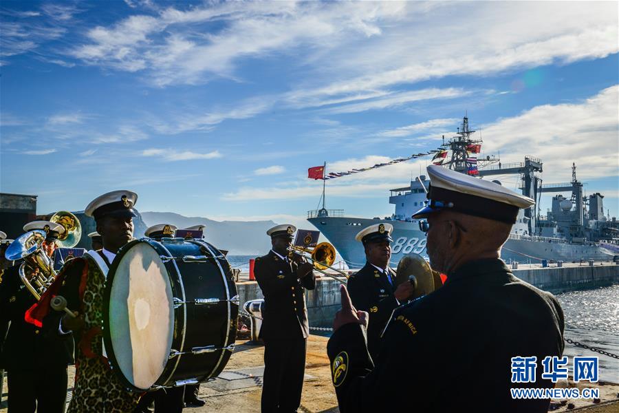 Navios chineses chegam à áfrica do Sul para visita de cortesia