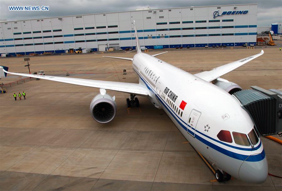 Avi?o Boeing 787-9 da Air China faz 1o voo