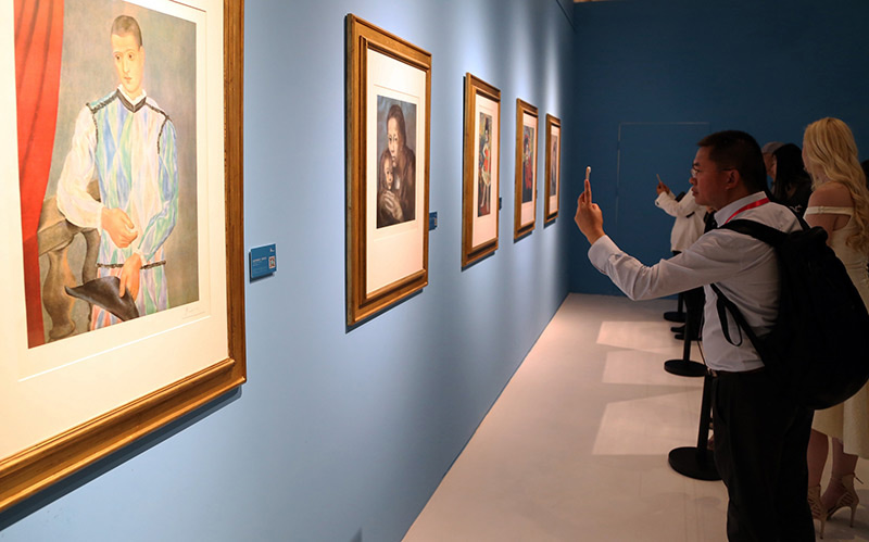 “Picasso na China” em exposi??o no Museu Riverside de Beijing