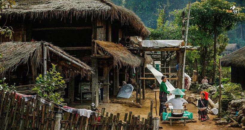 última tribo primitiva da China