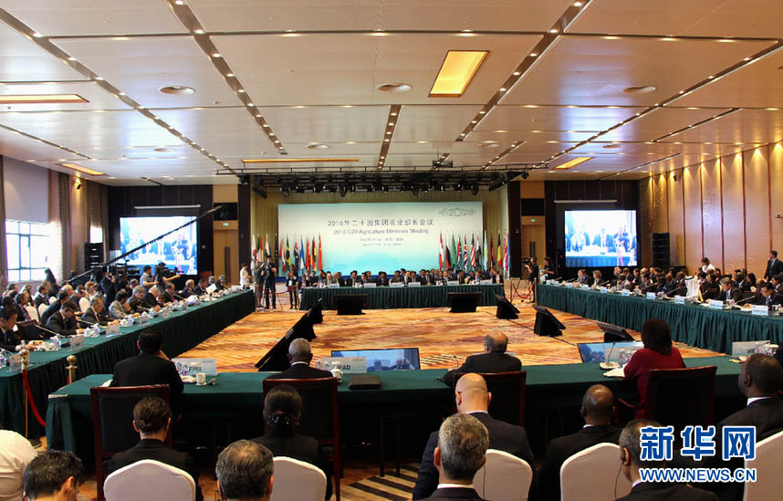 Esfor?os da China sobre agricultura s?o elogiados em reuni?o de ministros do G20
