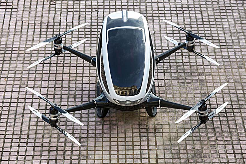 Primeiro drone tripulado do mundo fabricado pela China será testado nos EUA