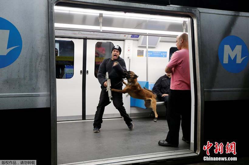 BOPE e for?as francesas realizam treinamento antiterrorismo