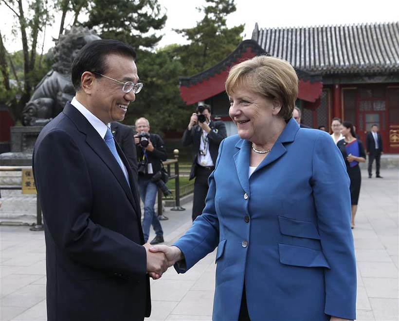 Li Keqiang confiante relativamente às rela??es sino-germanicas