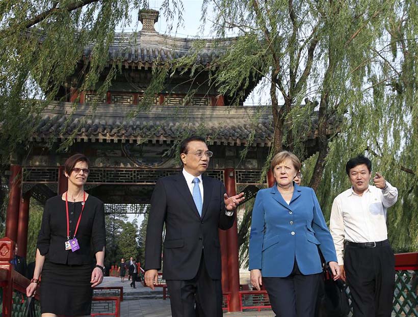 Li Keqiang confiante relativamente às rela??es sino-germanicas