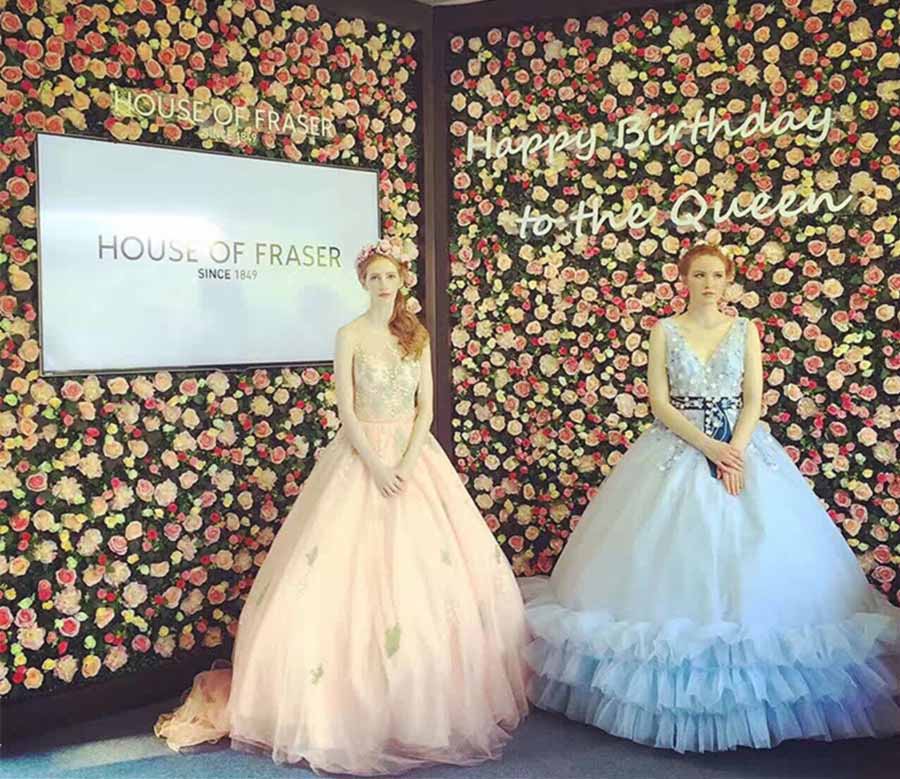 Recorde mundial em Shanghai celebra aniversário da Rainha Elizabeth