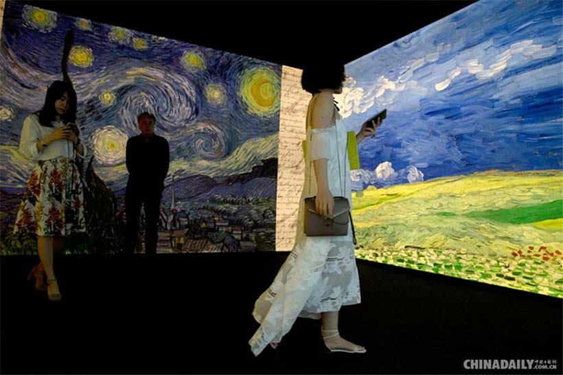 Beijing realiza exibi??o multimídia das obras de Van Gogh