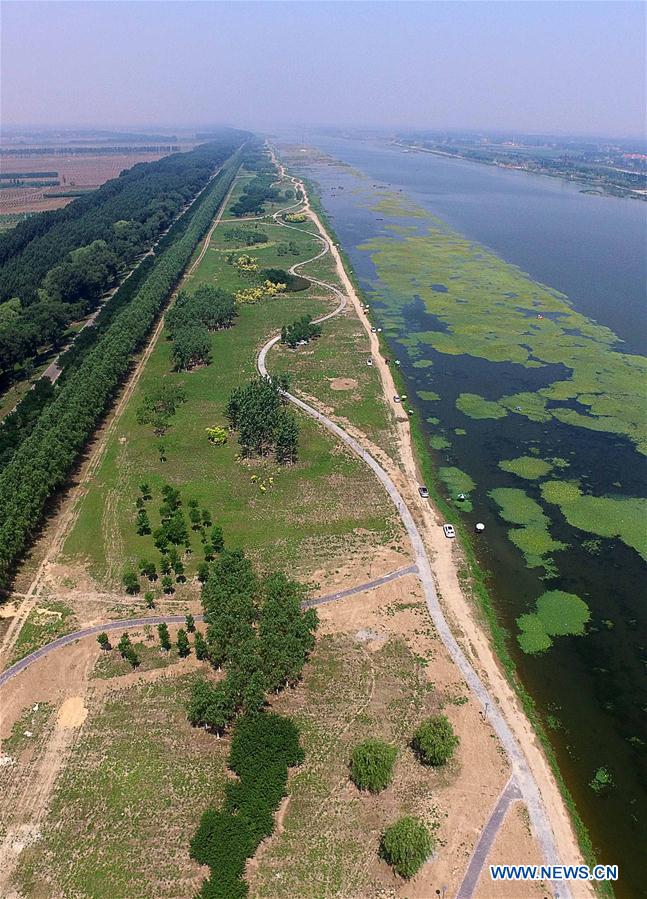 Parque pantanoso do Rio Chaobai de Tianjin será aberto ao público