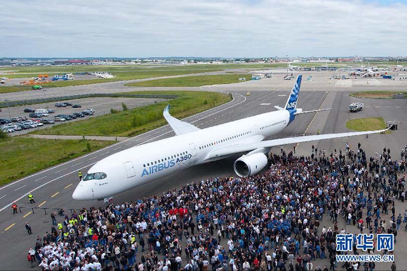 Avi?o de carreira mais novo do mundo A350 XWB realizará primeira viagem de demonstra??o na China