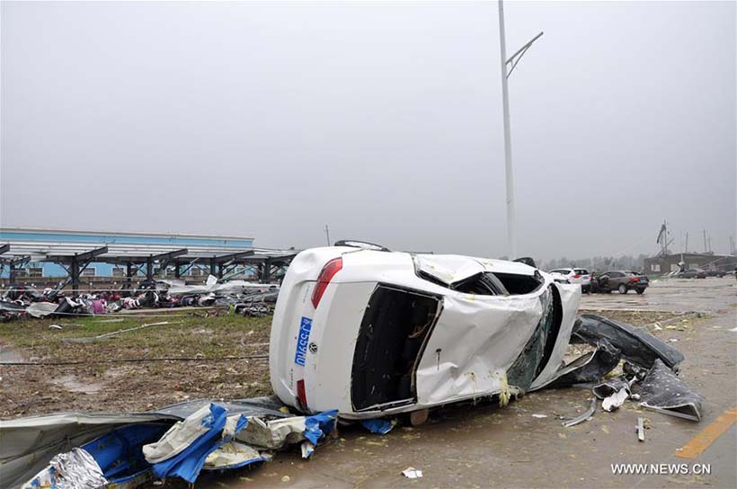 Clima extremo deixa 98 mortos e 800 feridos no leste da China