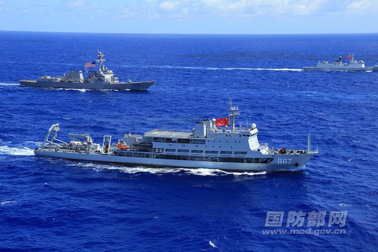 China e EUA realizam exercícios navais nas imedia??es do Havai