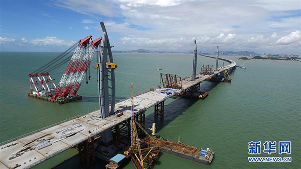 Megaprojeto: Ponte Hong Kong -Zhuhai-Macau come?a fase de conclus?o
