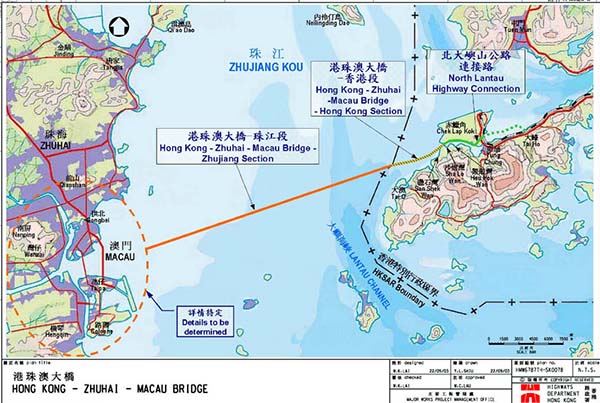 Megaprojeto: Ponte Hong Kong -Zhuhai-Macau come?a fase de conclus?o