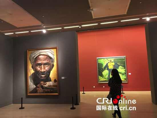 Exibi??o de obras artísticas é realizada em Beijing para celebrar aniversário do Partido Comunista da China
