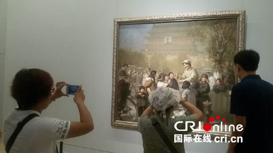 Exibi??o de obras artísticas é realizada em Beijing para celebrar aniversário do Partido Comunista da China
