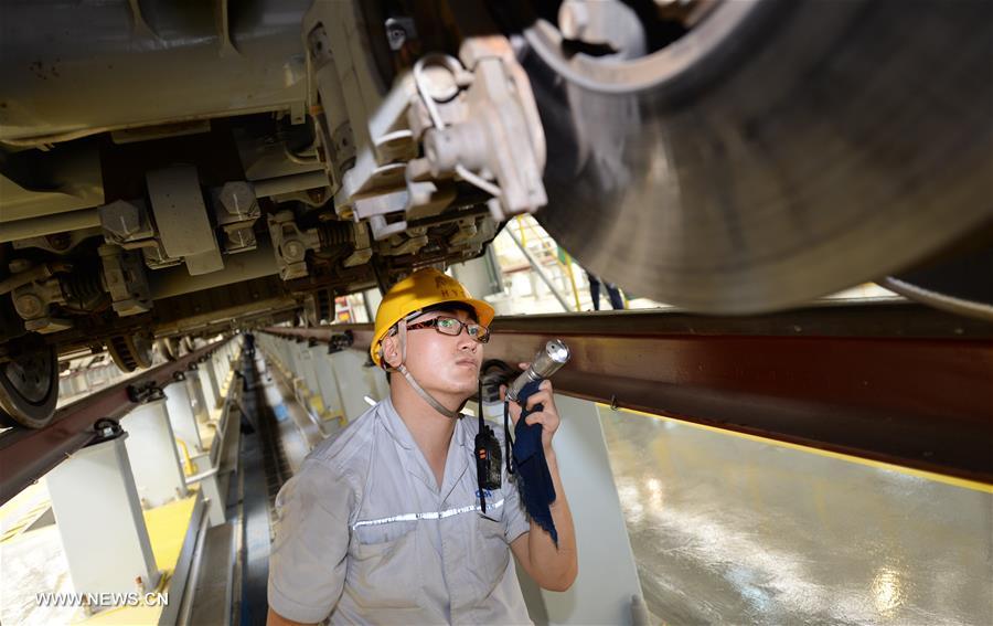 Maior centro de manuten??o de trens bala entra em opera??o