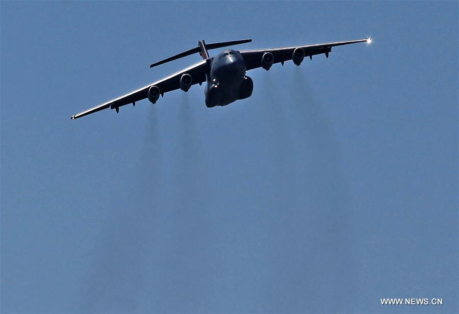 Avi?o de transporte (Y-20) entra oficialmente ao servi?o da For?a Aérea Chinesa