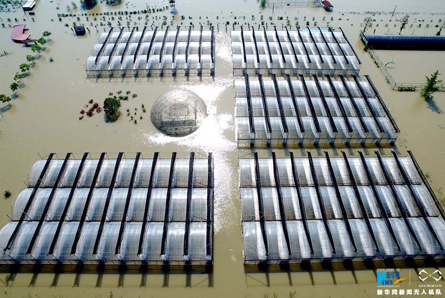 Tempestades deixam província de Anhui debaixo d’água 