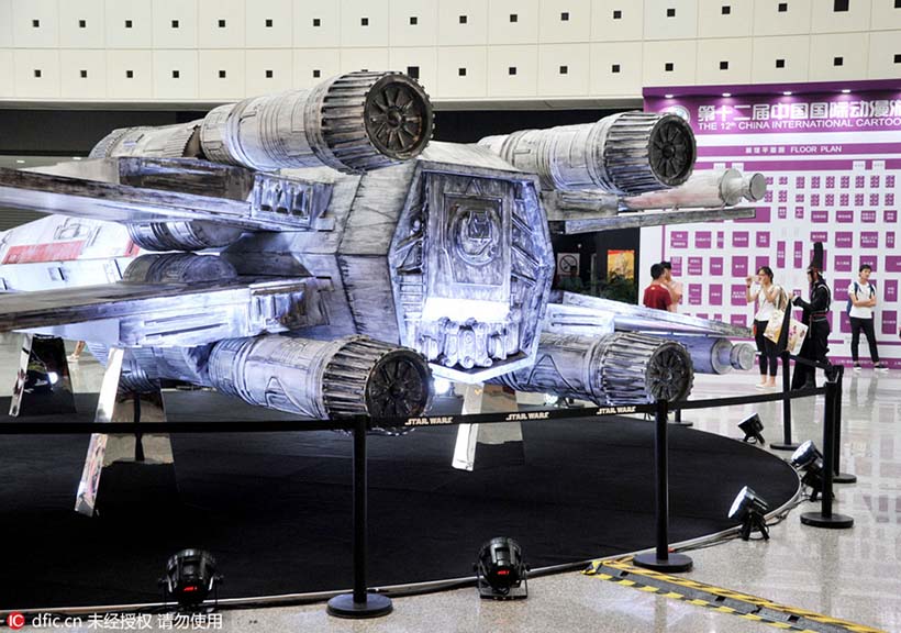 Exposi??o de desenho animado e jogos atrai f?s em Shanghai