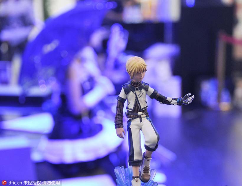 Exposi??o de desenho animado e jogos atrai f?s em Shanghai