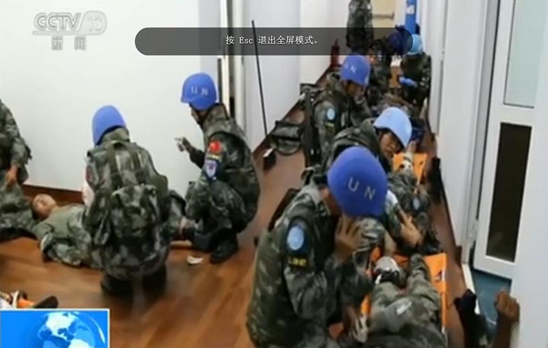 China condena ataque no Sud?o do Sul que vitima dois soldados de manuten??o de paz