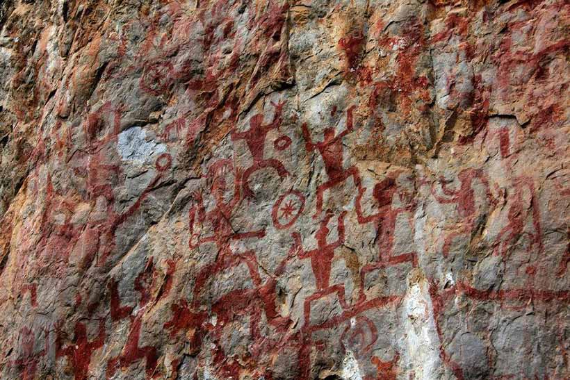 Pinturas rupestres em Guangxi s?o incluídas na Lista de Patrim?nio Mundial da UNESCO