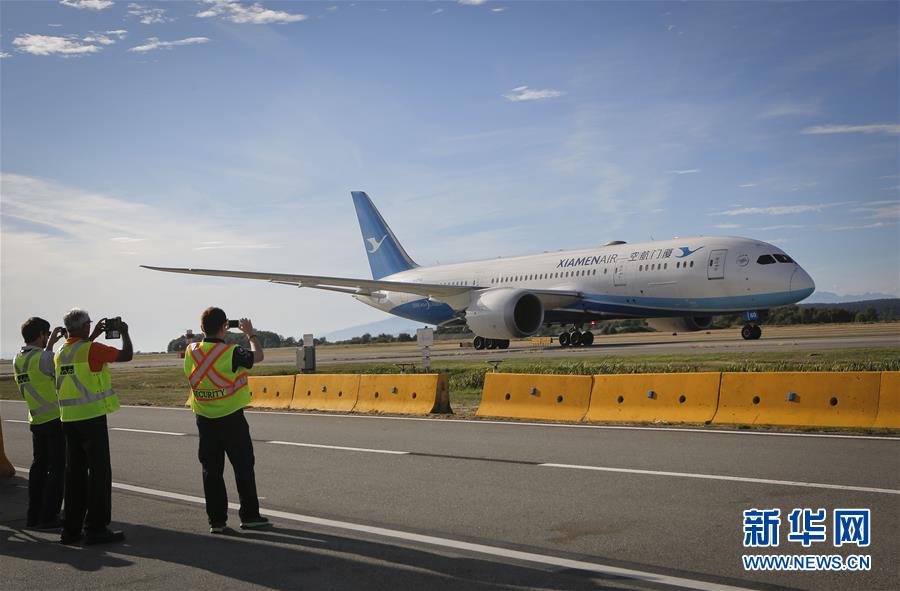 Inaugurado primeiro voo direto entre província no sudeste chinês e Vancouver