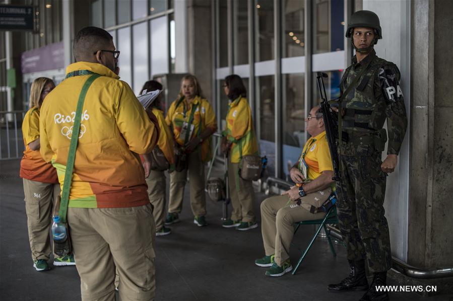 Brasil refor?a a seguran?a durante a Rio 2016