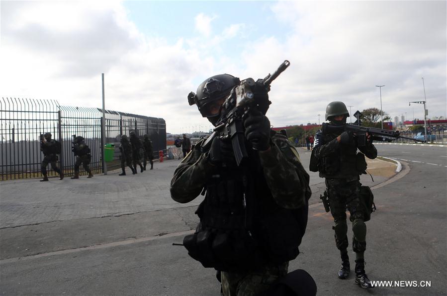 Brasil refor?a a seguran?a durante a Rio 2016