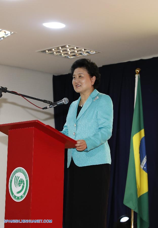 Vice-primeira-ministra da China pede que alunos dos Institutos Confúcio no Brasil promovam os la?os bilaterais