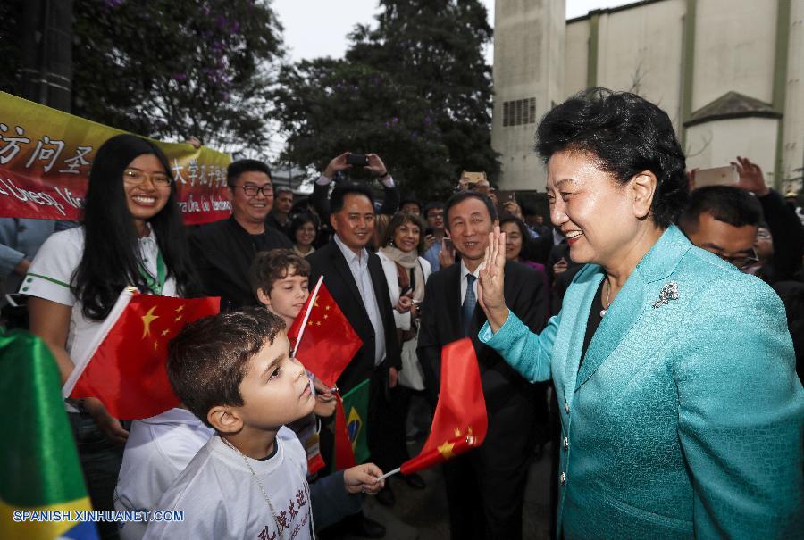 Vice-primeira-ministra da China pede que alunos dos Institutos Confúcio no Brasil promovam os la?os bilaterais