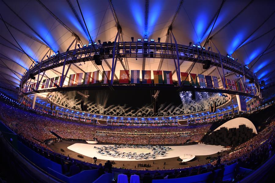 Cerim?nia de abertura dos Jogos Olímpicos do Rio 2016