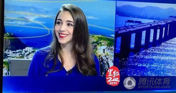 Brasileira participa de programa da CCTV durante cerim?nia de abertura dos Jogos Olímpicos