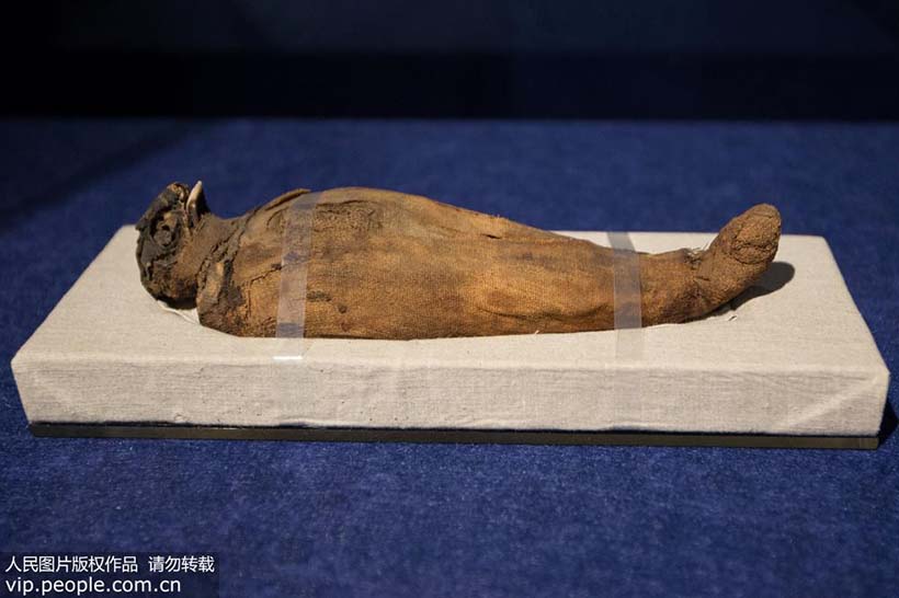 Antiga civiliza??o egípcia e dinastia Han da China em exposi??o em Nanjing