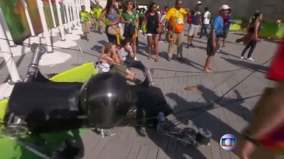 Cable camera cai e deixa 7 feridos nos Jogos Olímpicos do Rio 2016