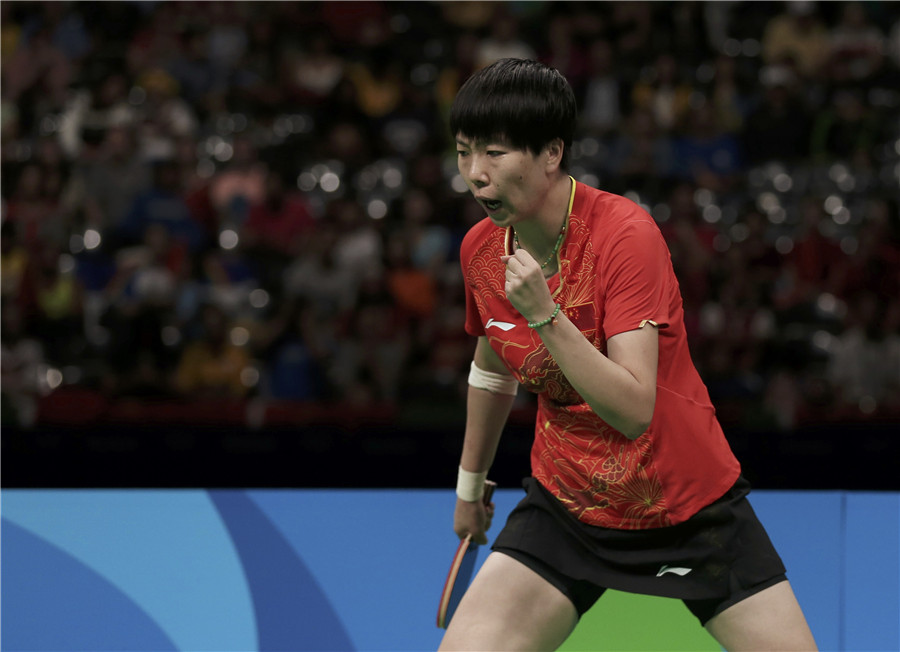 Rio 2016: Equipe feminina chinesa de tênis de mesa conquista o ouro