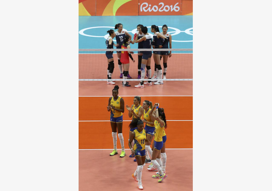 Olimpíadas: China bate Brasil nas quartas de final do voleibol feminino