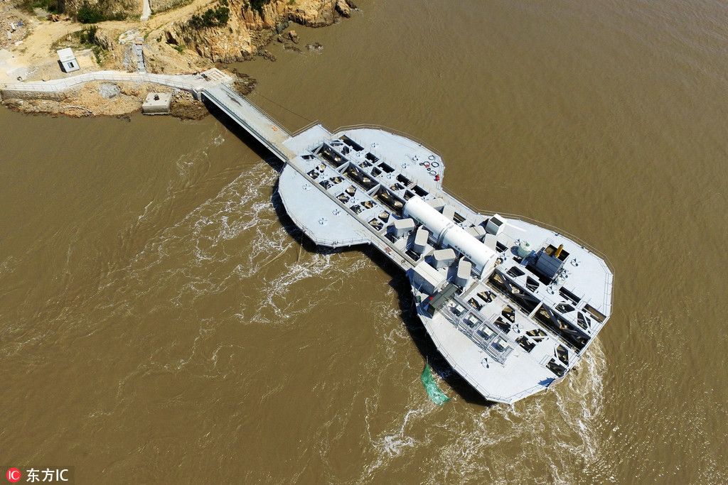 Testes da maior esta??o de energia das marés foram realizados com sucesso em Zhoushan