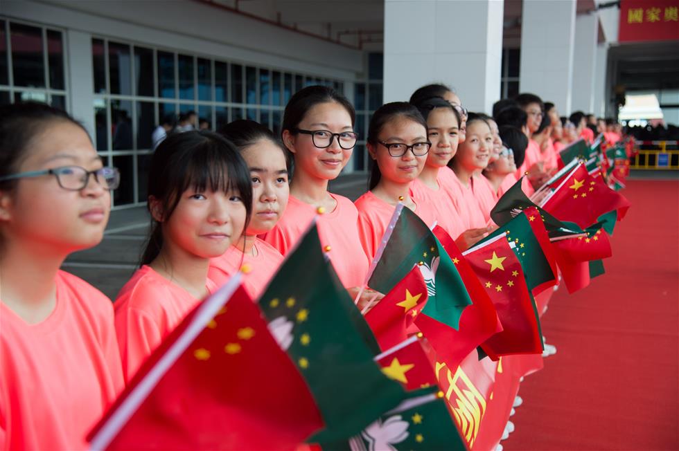 Delega??o olímpica da China continental recebida em Macau