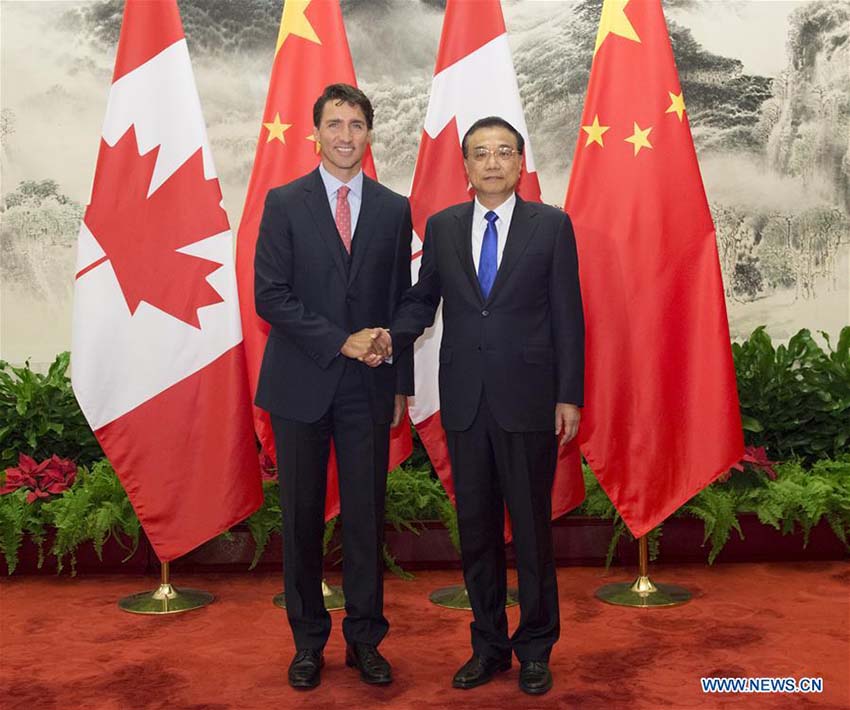 Primeiro-ministro chinês destaca oportunidades para futuro das rela??es sino-canadenses