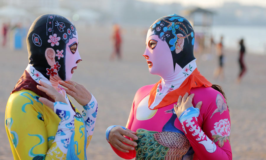 Qingdao lan?a nova vers?o do “facekini”