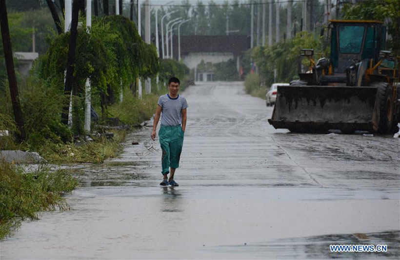 Truf?o “Lionrock” provoca queda forte de chuvas no nordeste da China